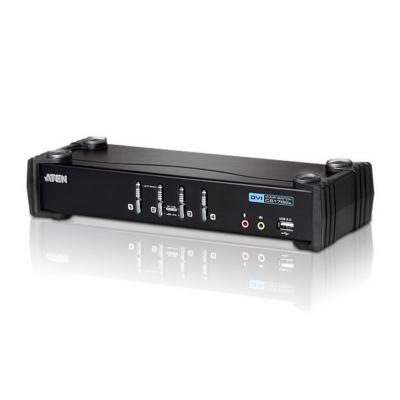 4-Port USB DVI/Audio KVMP™ Switch